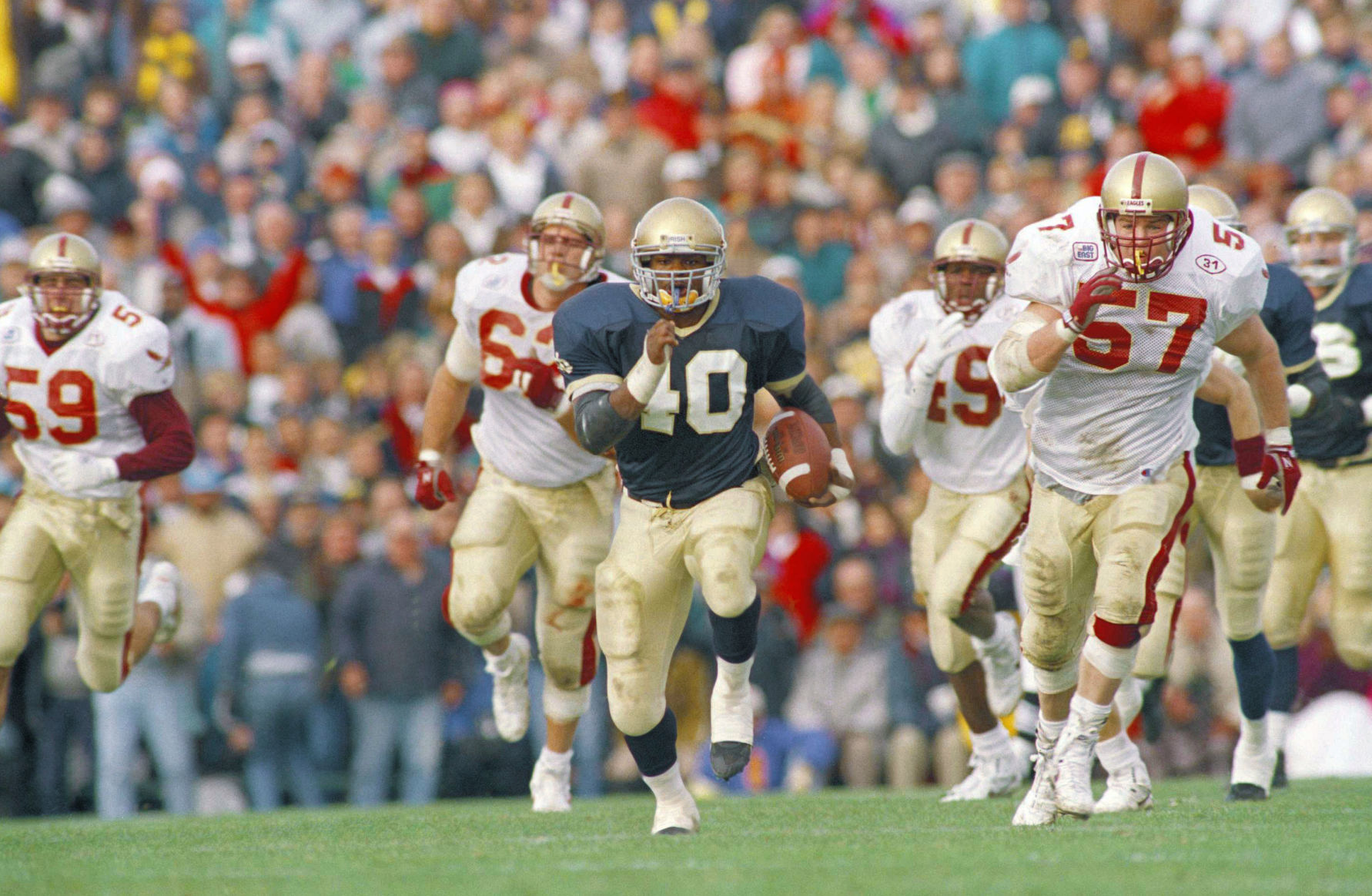 Heisman finalist: Reggie Brooks, Notre Dame, 1992